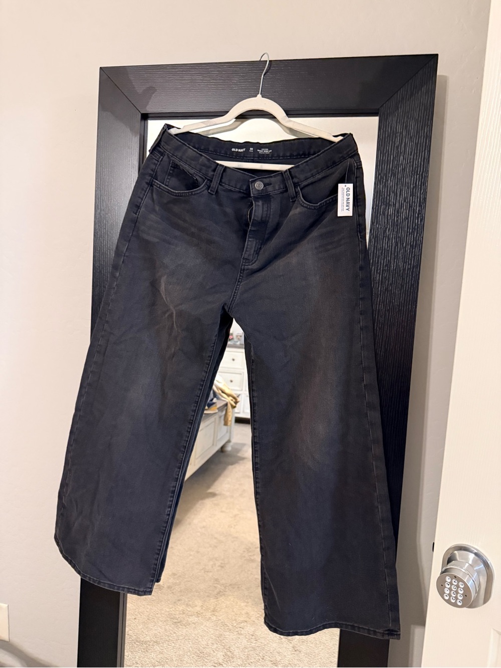 Old Navy plus size girls Relaxed Black Wide-Leg Jeans